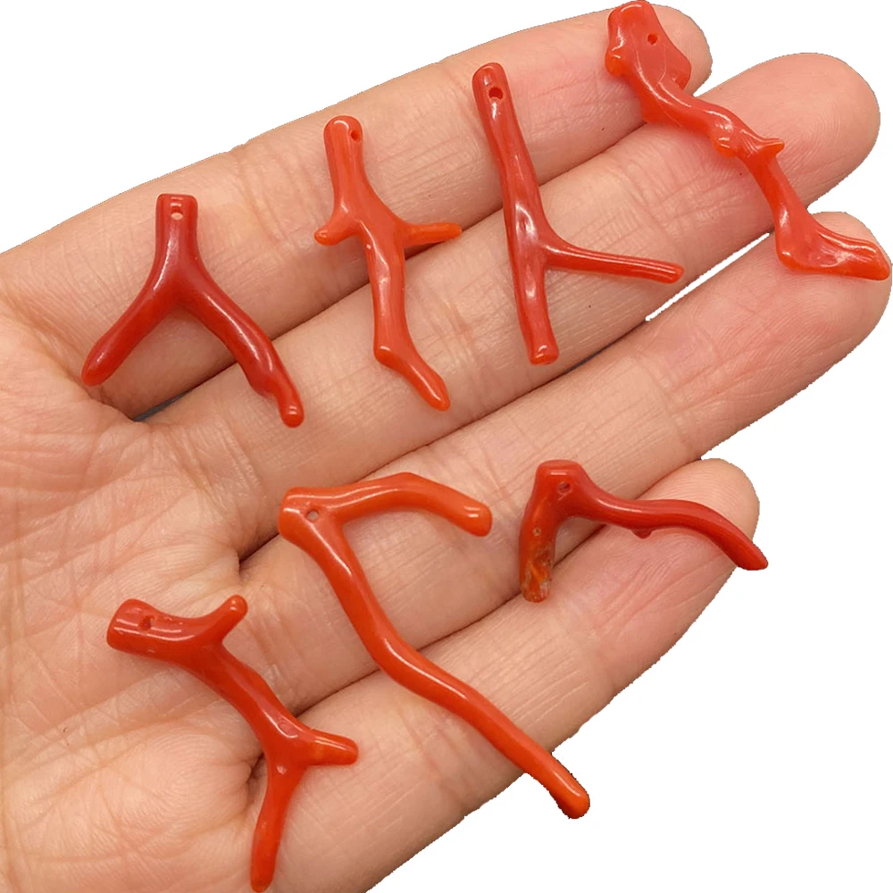 1pcs Natural Red Coral Charms Irregular Tree Branch Coral Pendants 10-50mm Jewelry Making DIY Necklace Earring Accessory Charms
1pcs Natural Red Coral Charms Irregular Tree Branch Coral Pendants 10-50mm Jewelry Making DIY Necklace Earring Accessory Charms