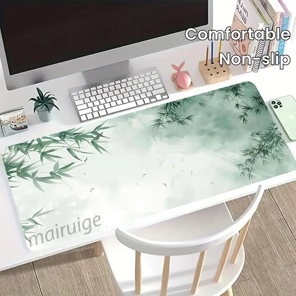Green Bamboo Mouse Pad Large Computer Office Game Table Mat XXL Rubber Anti-slip Stitched Edges Keyboard Mats Washable Desk Pads
Green Bamboo Mouse Pad Large Computer Office Game Table Mat XXL Rubber Anti-slip Stitched Edges Keyboard Mats Washable Desk Pads