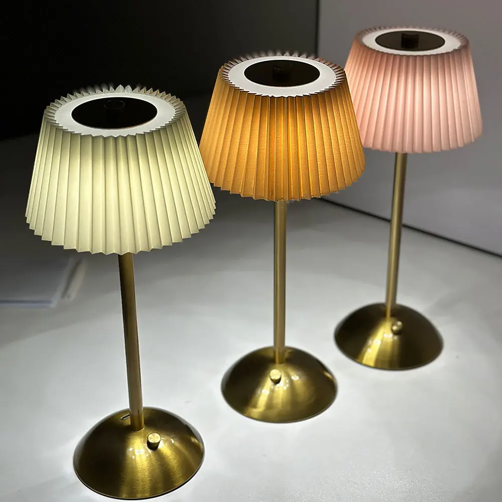 Small Pleated Table Lamp USB Rechargeable Desk Lamp Cordless Night Light for Bedroom Living Room Home Office Decor
Small Pleated Table Lamp USB Rechargeable Desk Lamp Cordless Night Light for Bedroom Living Room Home Office Decor
