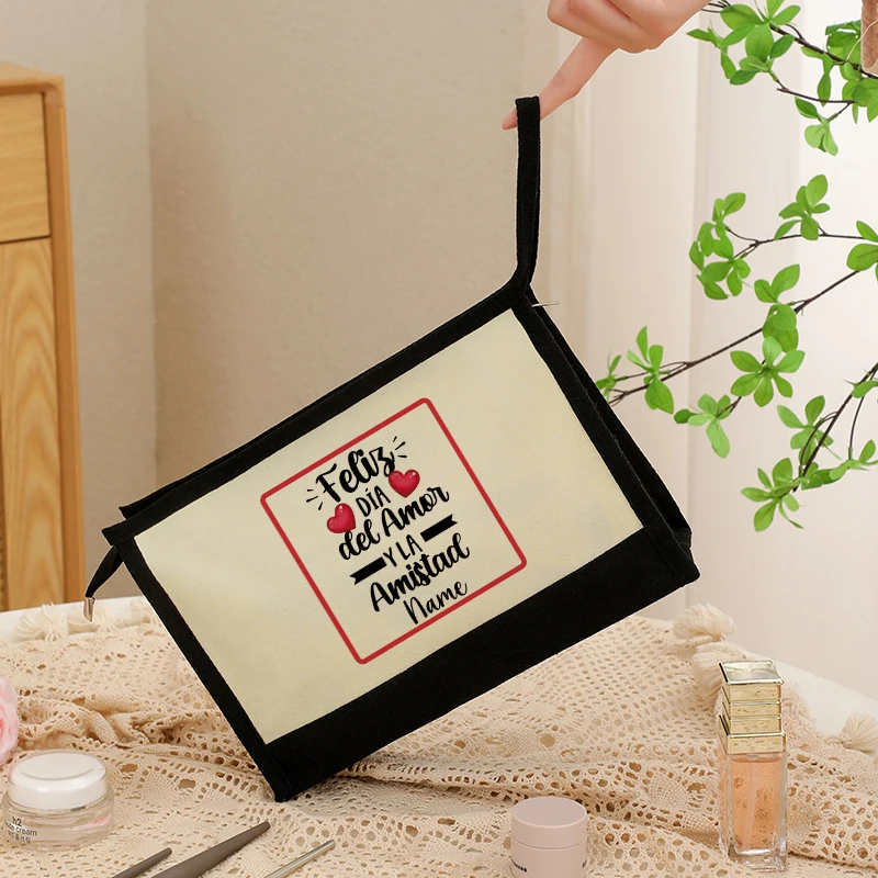 Todavia ME Extranas Custom Name Clutch with Zipper Travel Multipurpose Makeup Bag Organizer Perfume Lipstick Cosmetic Bags Gifts
Todavia ME Extranas Custom Name Clutch with Zipper Travel Multipurpose Makeup Bag Organizer Perfume Lipstick Cosmetic Bags Gifts