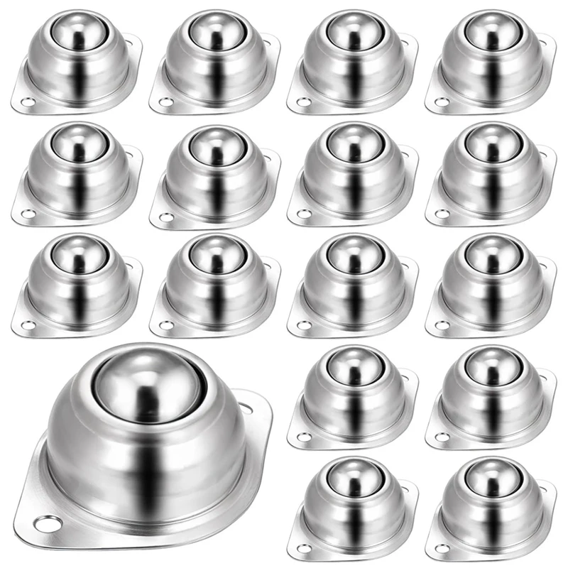 AT14 16 Pack 1 Inch Roller Transfer Bearings, Steel Ball Transfer Unit Swivel Ball Caster Roller Transfers,For Transmission
AT14 16 Pack 1 Inch Roller Transfer Bearings, Steel Ball Transfer Unit Swivel Ball Caster Roller Transfers,For Transmission