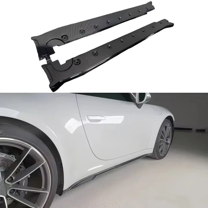 STLF New 2019-2023 for 911 992 Turbo SD Convertible Carbon Fiber Side Skirts Self-Adhesive Universal Fitment 1 Year Warranty
STLF New 2019-2023 for 911 992 Turbo SD Convertible Carbon Fiber Side Skirts Self-Adhesive Universal Fitment 1 Year Warranty