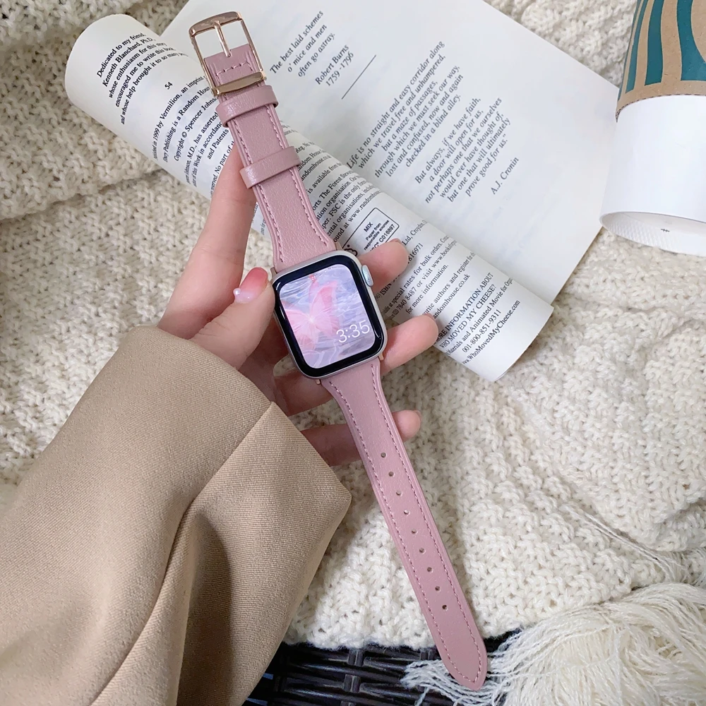 T-Shape Soft Leather Strap for iwatch Band 40/44mm 41/45mm for Apple Watch Lichee Pattern Loop 38/42mm 49Ultra SE8 7 6 5 4 3 2 1
T-Shape Soft Leather Strap for iwatch Band 40/44mm 41/45mm for Apple Watch Lichee Pattern Loop 38/42mm 49Ultra SE8 7 6 5 4 3 2 1