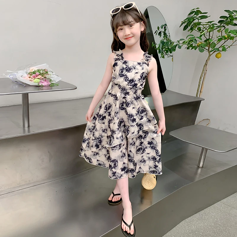 2025 summer new children's printed princess dress sleeveless camisole girl's dress holiday baby irregular skirt
2025 summer new children's printed princess dress sleeveless camisole girl's dress holiday baby irregular skirt