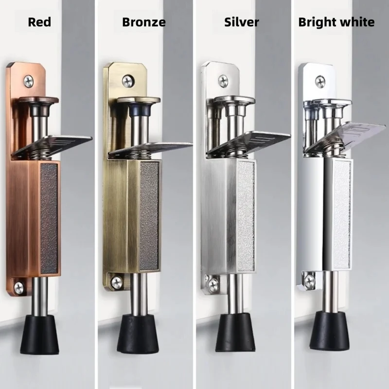 Telescopic Metal Kickdown Door Stop with Foot Brake - Bathroom Door Stopper, Wall Protector for Home Hardware
Telescopic Metal Kickdown Door Stop with Foot Brake - Bathroom Door Stopper, Wall Protector for Home Hardware