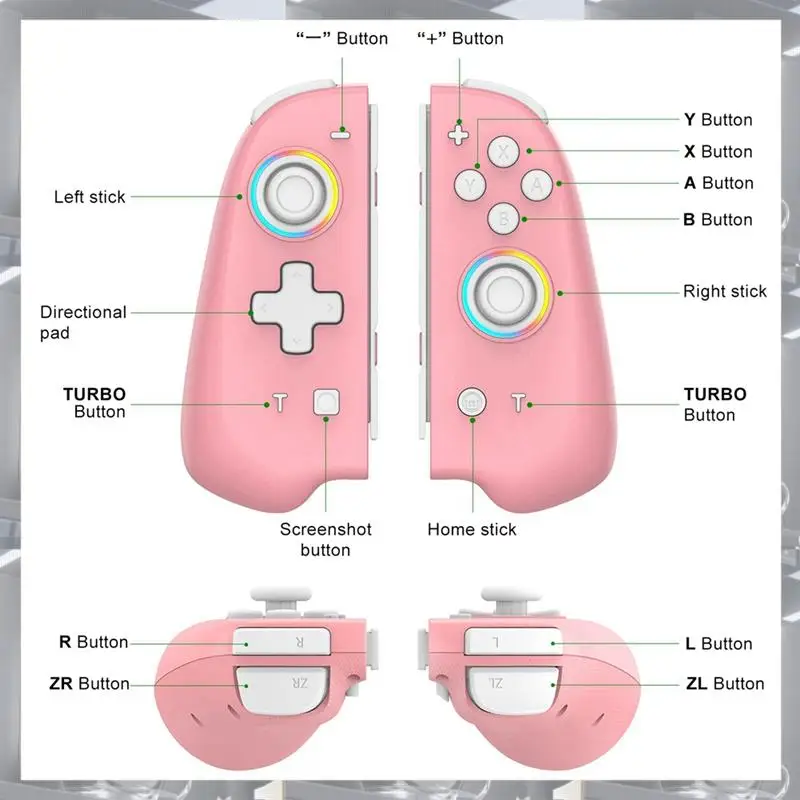 Hot Selling-Illuminated Handle Controller Compatible With Nintendo Switch/OLED Ergonomic Handle Controller For Handheld Mode,Ill
Hot Selling-Illuminated Handle Controller Compatible With Nintendo Switch/OLED Ergonomic Handle Controller For Handheld Mode,Ill