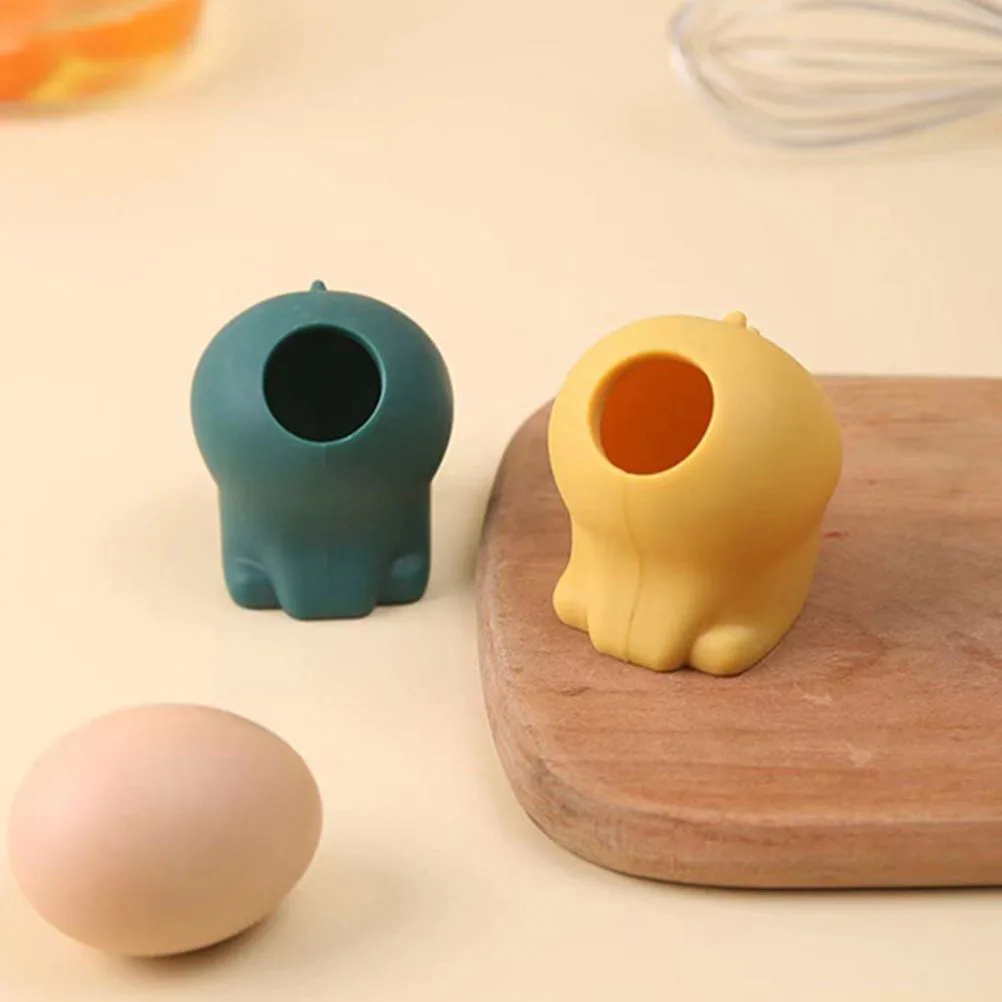 2Pcs Silicone Yolk Separator Kitchen Egg Gadget for Egg Division Fast Efficient Baking Essential Soft Touch Compact Storage
2Pcs Silicone Yolk Separator Kitchen Egg Gadget for Egg Division Fast Efficient Baking Essential Soft Touch Compact Storage