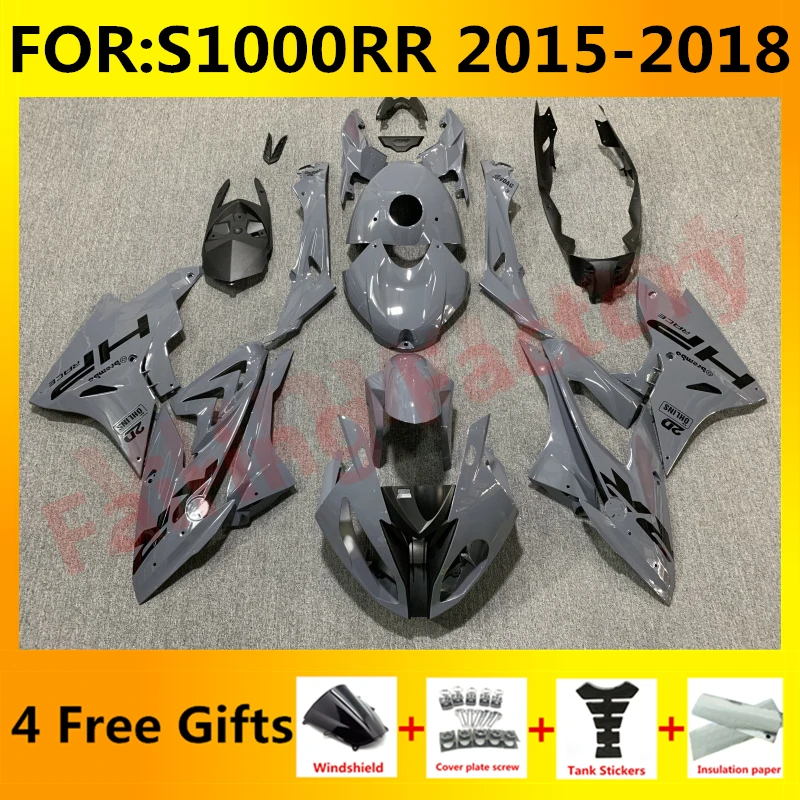 NEW ABS Motorcycle full fairings kit fit For S1000RR S 1000 RR S1000 RR 2015 2016 2017 2018 bodywork Fairing kits grey black
NEW ABS Motorcycle full fairings kit fit For S1000RR S 1000 RR S1000 RR 2015 2016 2017 2018 bodywork Fairing kits grey black