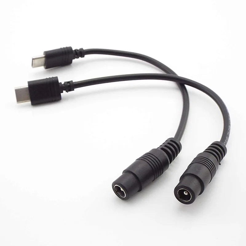 16cm DC Type-c Female To 5.5*2.1 Female Cables 5.5mmx2.1mm Power Jack DC Power Conector 5.5x2.1 Adapter USB Type C Converter
16cm DC Type-c Female To 5.5*2.1 Female Cables 5.5mmx2.1mm Power Jack DC Power Conector 5.5x2.1 Adapter USB Type C Converter