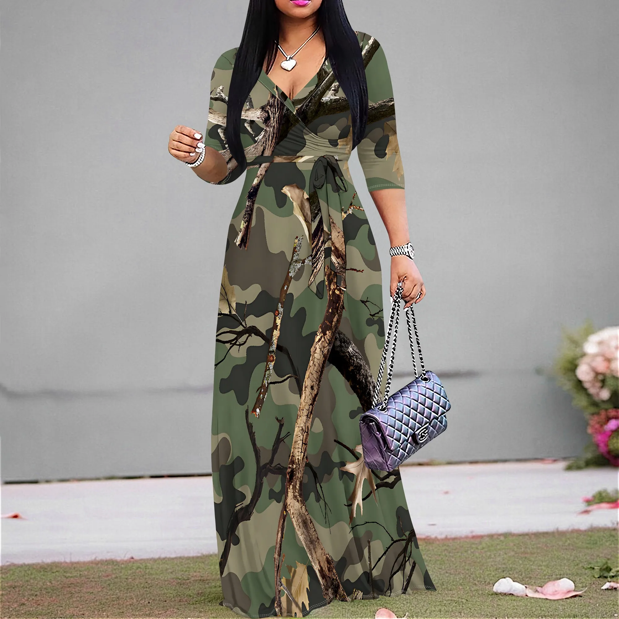 Summer Fashion Printed Short Sleeve Maxi Dress for Women Short Sleeve Long Dress Cocktail Party Loose Casual Dresses
Summer Fashion Printed Short Sleeve Maxi Dress for Women Short Sleeve Long Dress Cocktail Party Loose Casual Dresses
