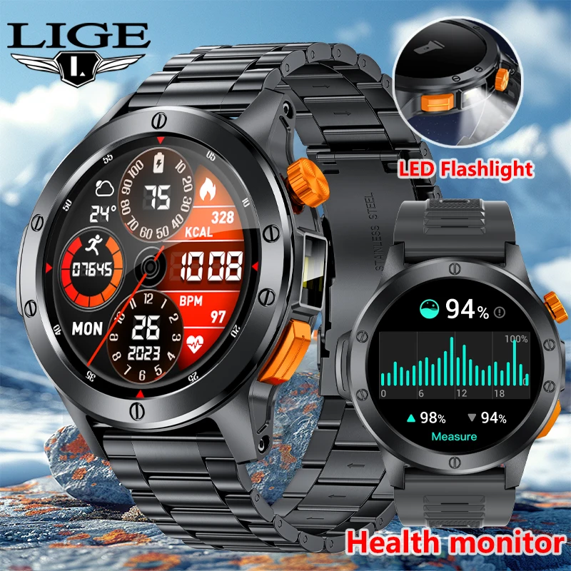 LIGE Смарт-часы для мужчин 360*360 HD экран голосовой помощник Bluetooth вызов монитор сердечного ритма водонепроницаемые умные часы для XIAOMI HUAWEI
LIGE Смарт-часы для мужчин 360*360 HD экран голосовой помощник Bluetooth вызов монитор сердечного ритма водонепроницаемые умные часы для XIAOMI HUAWEI