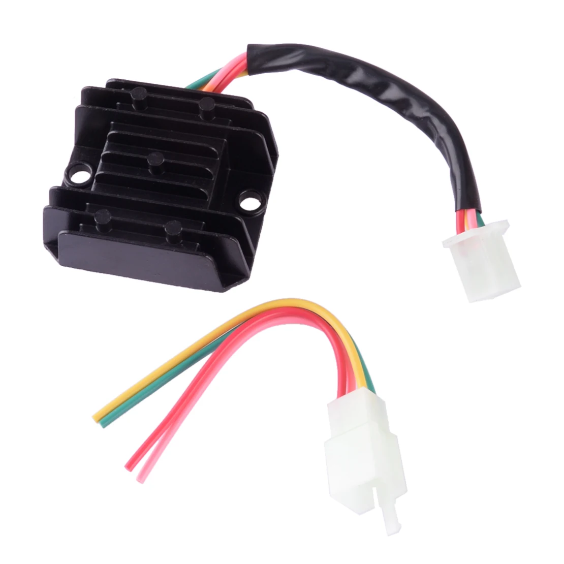 Черный универсальный 4-проводной стабилизатор напряжения 12В, подходит для мотоциклов, скутеров, квадроциклов, лодок
Черный универсальный 4-проводной стабилизатор напряжения 12В, подходит для мотоциклов, скутеров, квадроциклов, лодок