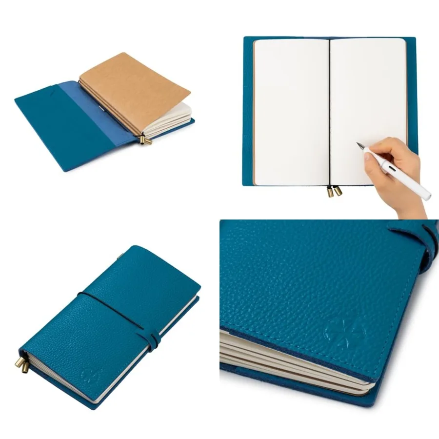 Regular Size Travelers Notebook with Pockets - 4.5 x 8.5 11.5 x 22cm - Refillable Travelers Journal - Beautifully Handcrafted,
Regular Size Travelers Notebook with Pockets - 4.5 x 8.5 11.5 x 22cm - Refillable Travelers Journal - Beautifully Handcrafted,