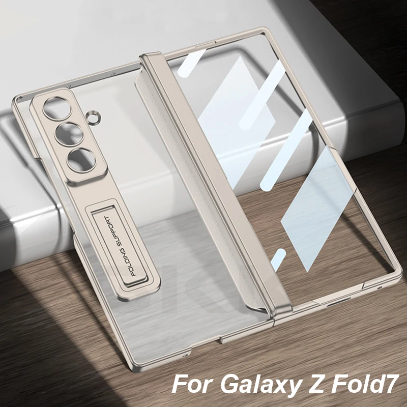 Magnetic Hinge Translucent Frosted Case for Samsung Galaxy Z Fold 7 Outer Screen Glass Holder Hard Cover for Galaxy Z Fold7 Case
Magnetic Hinge Translucent Frosted Case for Samsung Galaxy Z Fold 7 Outer Screen Glass Holder Hard Cover for Galaxy Z Fold7 Case