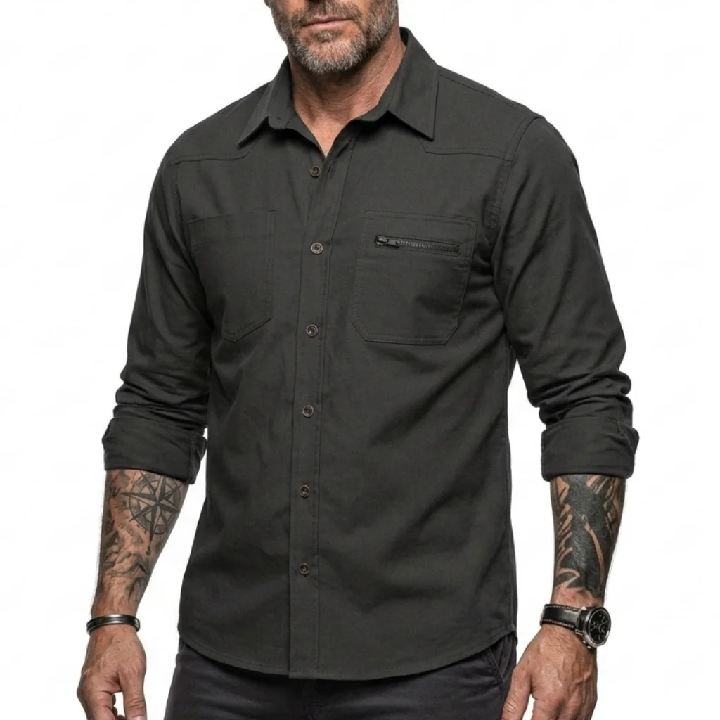 Men's T-Shirt Casual Long Sleeve Cotton Thin Comfortable Shirts Cotton Top Retro Outdoor Business Solid Color Male Polo Shirt
Men's T-Shirt Casual Long Sleeve Cotton Thin Comfortable Shirts Cotton Top Retro Outdoor Business Solid Color Male Polo Shirt