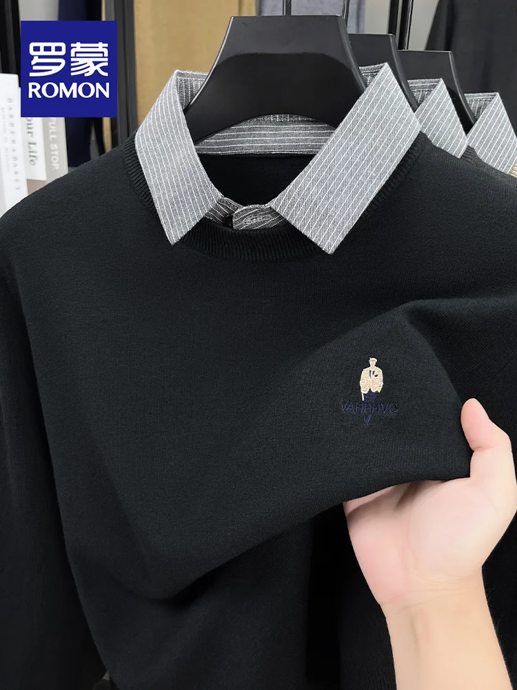 Мужской вязаный свитер Lormen из смесовой шерсти, повседневный модный воротник с вышивкой, осенне-зимний топ для отдыха, длинный свек
Мужской вязаный свитер Lormen из смесовой шерсти, повседневный модный воротник с вышивкой, осенне-зимний топ для отдыха, длинный свек