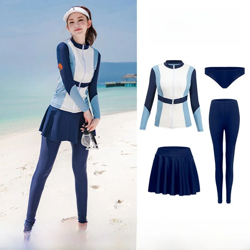 Women's Diving Suit Long Sleeve Separate Thermal Swimming Costume Quick Dry Snorkeling Surfing Pants for Underwater Sports
Women's Diving Suit Long Sleeve Separate Thermal Swimming Costume Quick Dry Snorkeling Surfing Pants for Underwater Sports