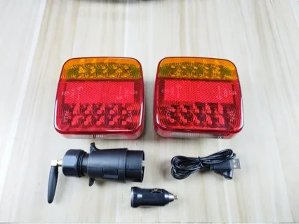 20LED wireless square red and yellow shell trailer truck tail light 12-24v wide pressure
20LED wireless square red and yellow shell trailer truck tail light 12-24v wide pressure