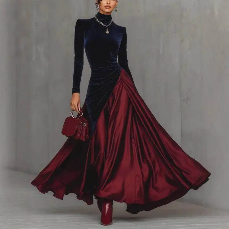 Elegant Velvet Plaid High Collar Women's Dress Skirt Spring Cross-Border Fashion Large Flounce Umbrella Skirt Independent Sta...
Elegant Velvet Plaid High Collar Women's Dress Skirt Spring Cross-Border Fashion Large Flounce Umbrella Skirt Independent Sta...