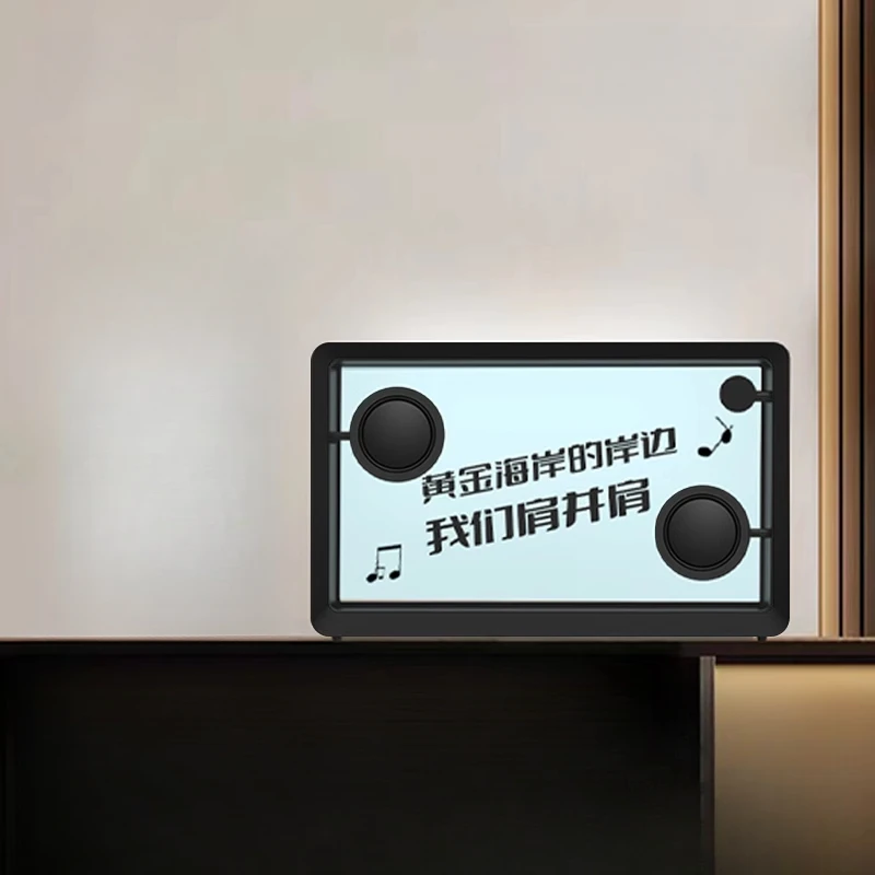 Floating lyrics audio bluetooth transparent display lyrics subtitles speaker album living room birthday gift
Floating lyrics audio bluetooth transparent display lyrics subtitles speaker album living room birthday gift