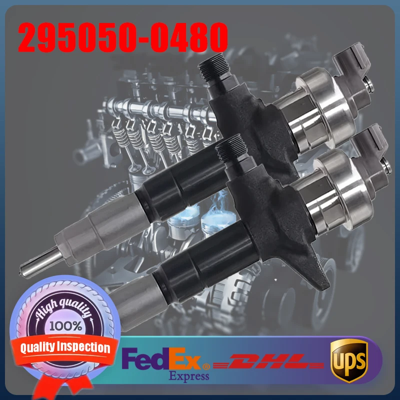 Diesel Common Rail Injector 295050-0480 8-98076995-2 for Isuzu NLR85 Dmax 3.0L Truck 4JJ1 Diesel Engine 
Diesel Common Rail Injector 295050-0480 8-98076995-2 for Isuzu NLR85 Dmax 3.0L Truck 4JJ1 Diesel Engine