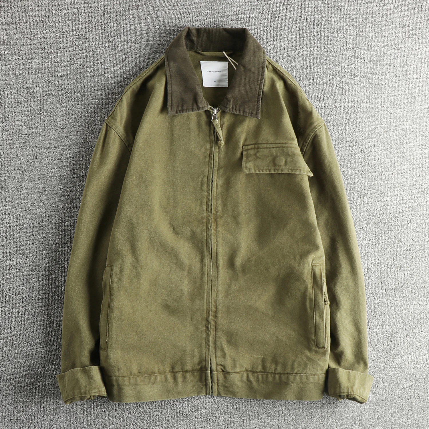 Autumn and Winter New American Retro Corduroy Collar Woven Detroit Jacket Men's Simple Outdoor 97% Cotton Washed Casual Coat
Autumn and Winter New American Retro Corduroy Collar Woven Detroit Jacket Men's Simple Outdoor 97% Cotton Washed Casual Coat