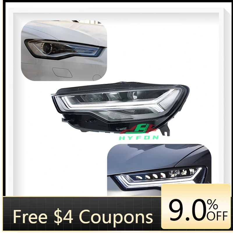 BR For A6 C7 2012-2018 Upgrade High Match Style High Bright Full LED Headlight Daytime Running Lights Plug & Play
BR For A6 C7 2012-2018 Upgrade High Match Style High Bright Full LED Headlight Daytime Running Lights Plug & Play