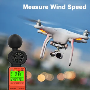 BTMETER Digital WBGT Anemometer Heat Stress Meter Wind Speed Temp Humidity Tester With Red Backlight Alarm For Outdoor Sports
BTMETER Digital WBGT Anemometer Heat Stress Meter Wind Speed Temp Humidity Tester With Red Backlight Alarm For Outdoor Sports