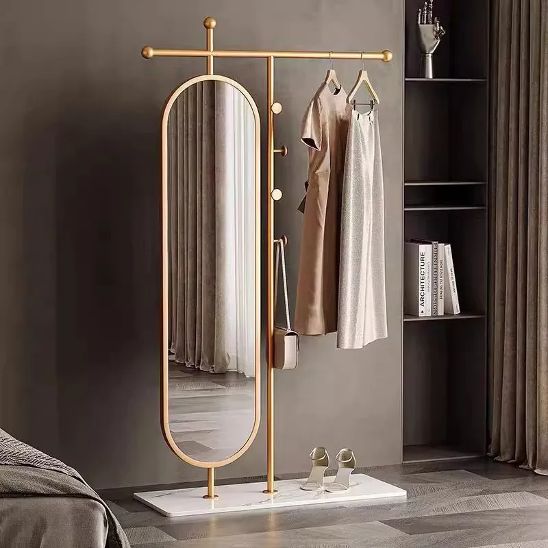 Floor-to-ceiling mirror Full-body mirror Rotating integrated multi-function high-value hanger
Floor-to-ceiling mirror Full-body mirror Rotating integrated multi-function high-value hanger