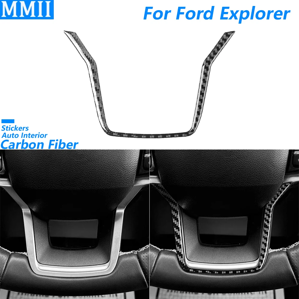 Для Ford Explorer 2020-2023 углеродное волокно, рулевое колесо, подбородок, декоративная крышка, аксессуары для салона автомобиля, декоративная наклейка
Для Ford Explorer 2020-2023 углеродное волокно, рулевое колесо, подбородок, декоративная крышка, аксессуары для салона автомобиля, декоративная наклейка