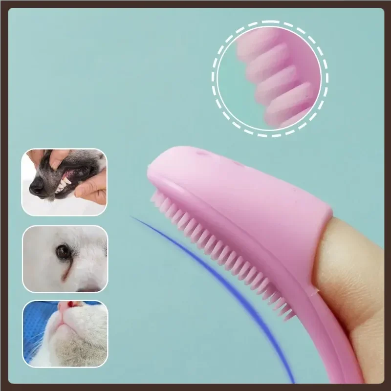 Soft Pet Finger Brush for Dog and Cat, Toothbrush for Tear Stains, Eye Care, Cleaning Grooming Tools
Soft Pet Finger Brush for Dog and Cat, Toothbrush for Tear Stains, Eye Care, Cleaning Grooming Tools