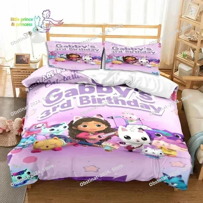 Gabby's Dollhouse Cartoon 3D Bedding Set Printed Bed Set Duvet Cover Sheet Pillowcase Bed Soft Quilt Cover Full Queen King Size
Gabby's Dollhouse Cartoon 3D Bedding Set Printed Bed Set Duvet Cover Sheet Pillowcase Bed Soft Quilt Cover Full Queen King Size