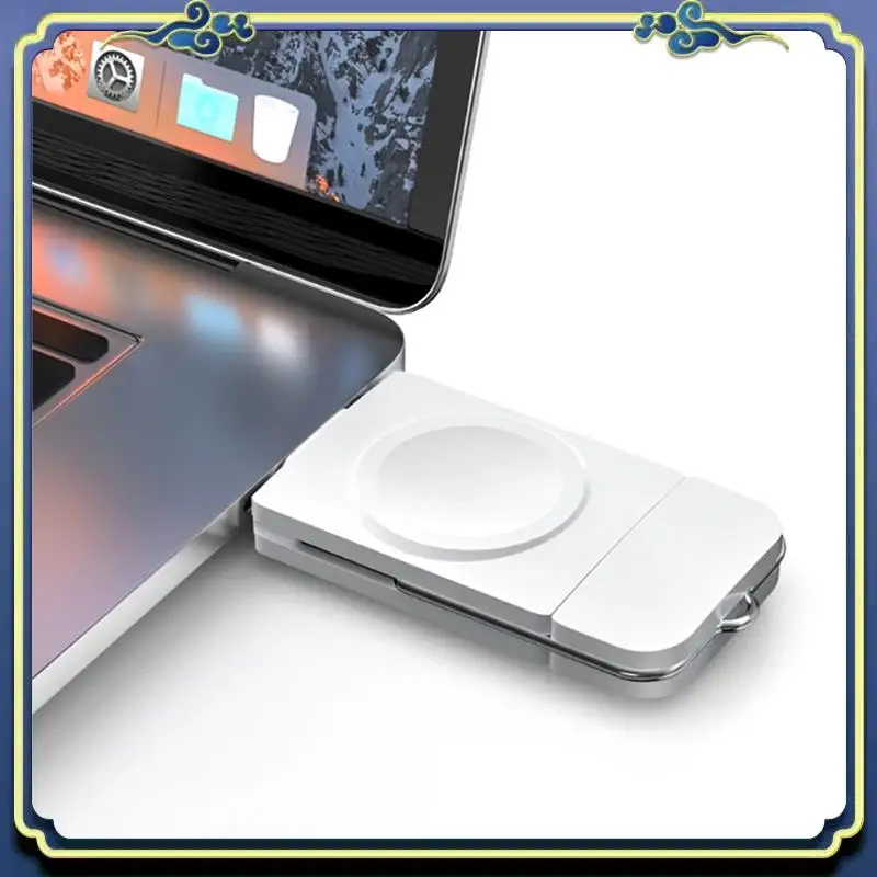 Portable Magnetic Watch Wireless Charger Suitable For 1-9Th Generation/SE Pro2 White
Portable Magnetic Watch Wireless Charger Suitable For 1-9Th Generation/SE Pro2 White