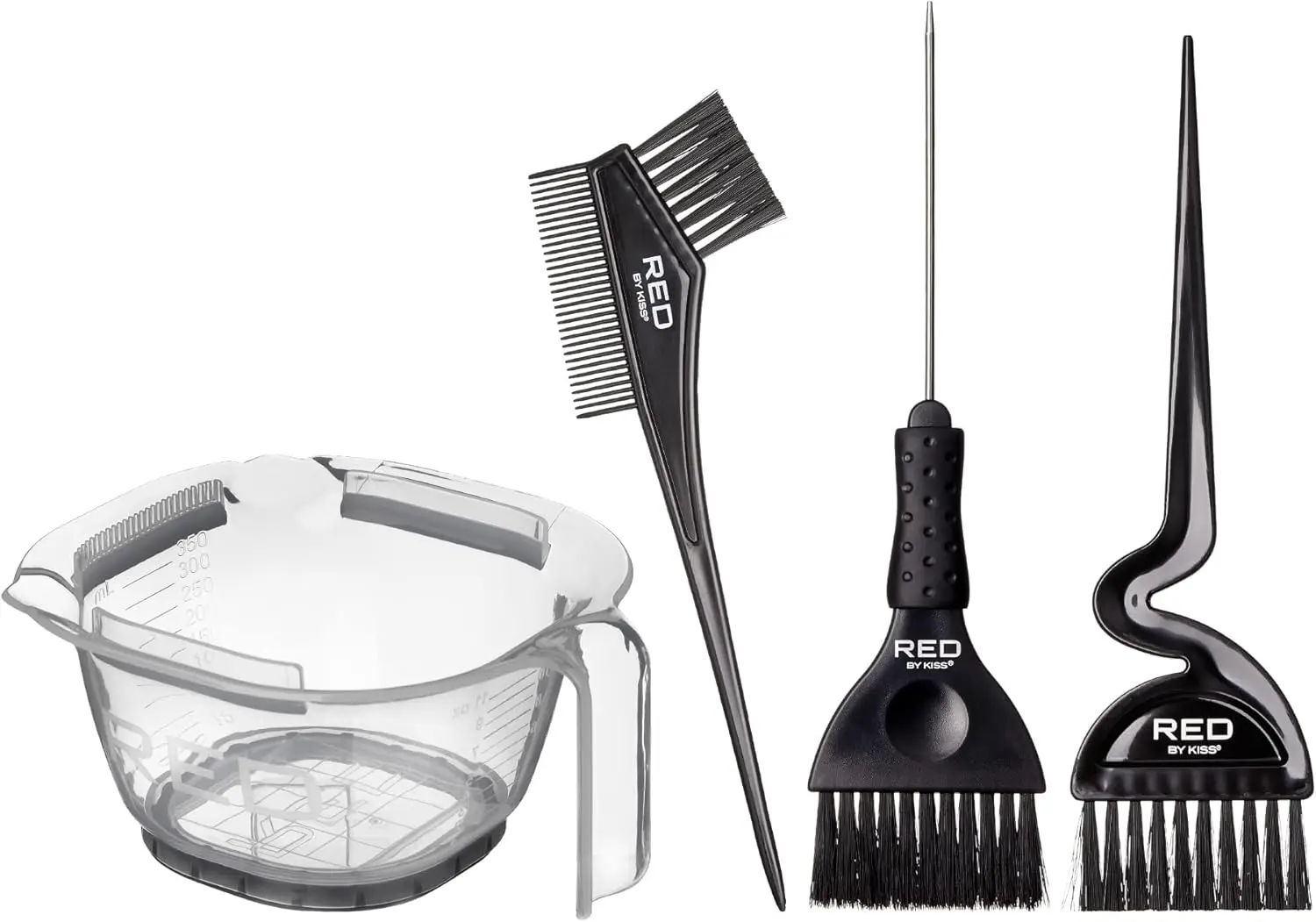 Hair Coloring Kit with Mixing Bowl & 3 Dye Brushes - Salon Quality Home Hair Dye Set
Hair Coloring Kit with Mixing Bowl & 3 Dye Brushes - Salon Quality Home Hair Dye Set