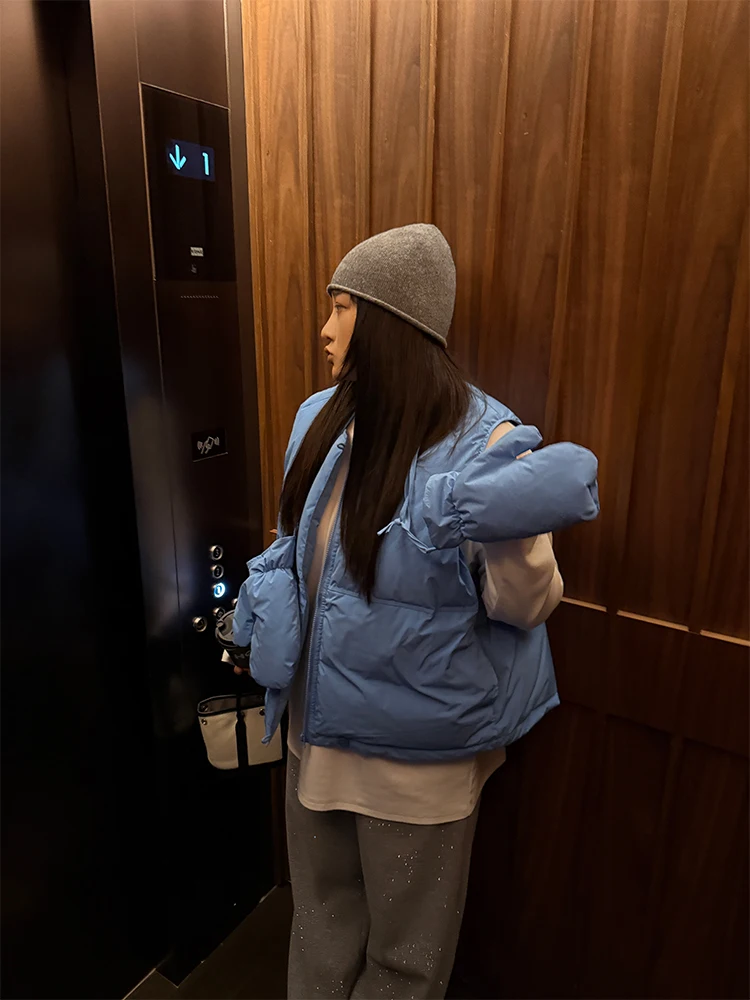 Высококачественный пуховый жилет из 90% белого гусиного пуха, утепленные перчатки, на молнии, повседневный свободный крой, зимняя верхняя одежда
Высококачественный пуховый жилет из 90% белого гусиного пуха, утепленные перчатки, на молнии, повседневный свободный крой, зимняя верхняя одежда