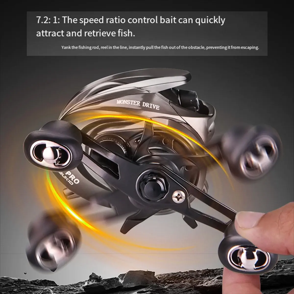 ABJV DEUKIO Fishing Reel System Baitcasting Reel 8KG Max Drag 7.2:1 High Speed Fishing Reel Left
ABJV DEUKIO Fishing Reel System Baitcasting Reel 8KG Max Drag 7.2:1 High Speed Fishing Reel Left