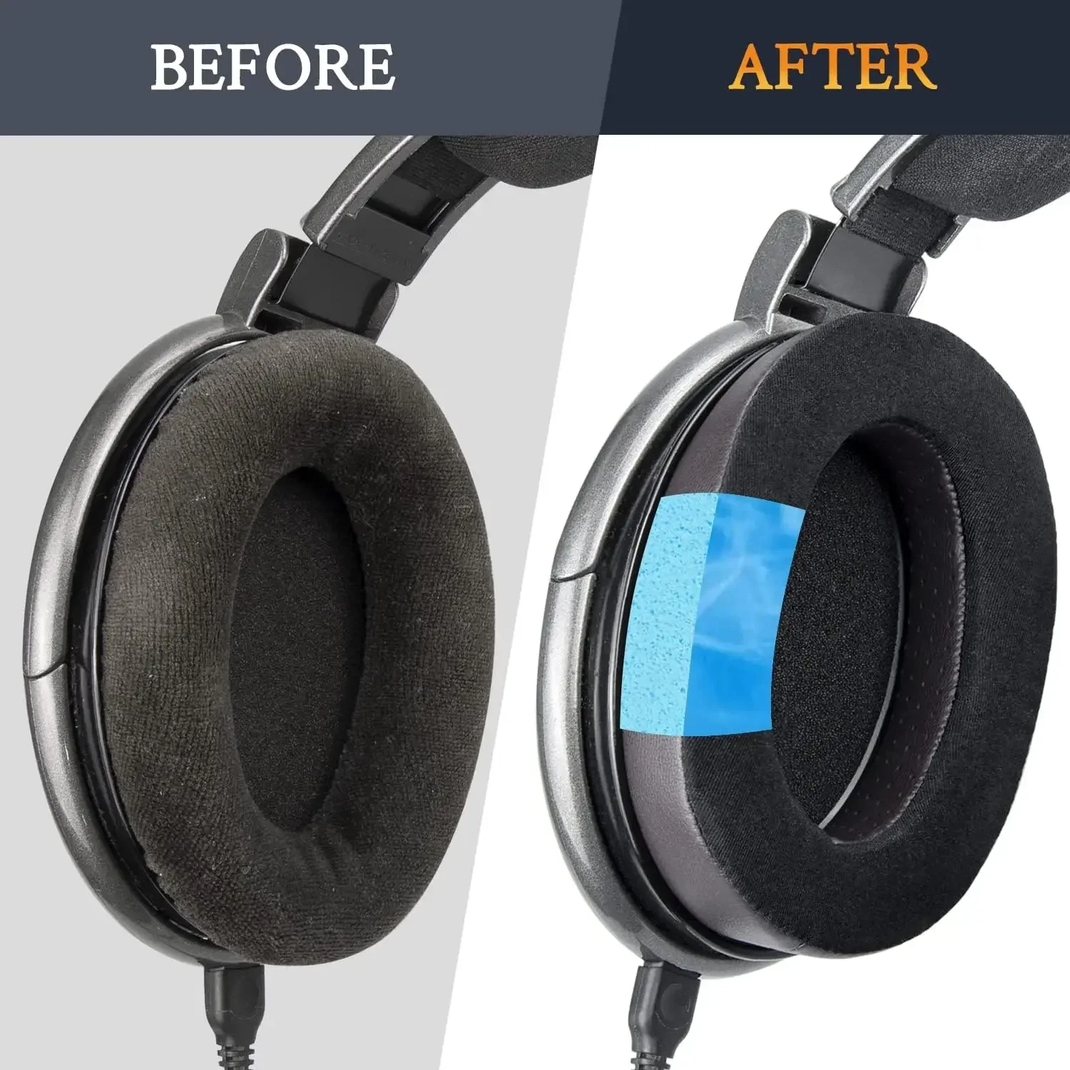 Replacement Mesh / Ice gel / Leather Ear pads Fits for Sennheiser HD650 HD660S HD600 HD580 HD565 HD545 HD535 Headphones,11.9
Replacement Mesh / Ice gel / Leather Ear pads Fits for Sennheiser HD650 HD660S HD600 HD580 HD565 HD545 HD535 Headphones,11.9