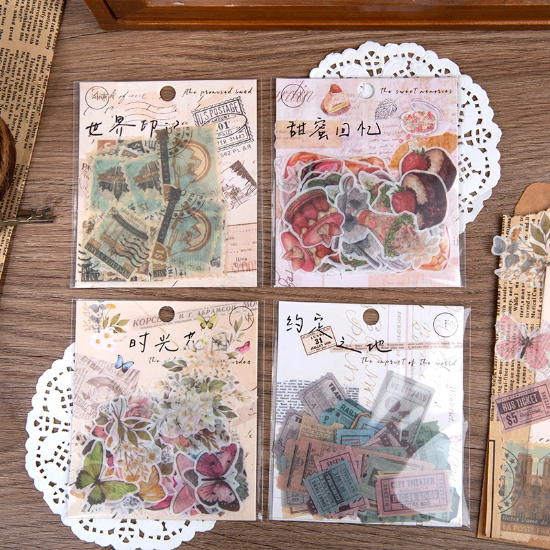 40Sheets Sticker Pack Time Traveler Materials Vintage Theme Handbook Decoration Background Scrapbooking Sticker 105*90MM
40Sheets Sticker Pack Time Traveler Materials Vintage Theme Handbook Decoration Background Scrapbooking Sticker 105*90MM