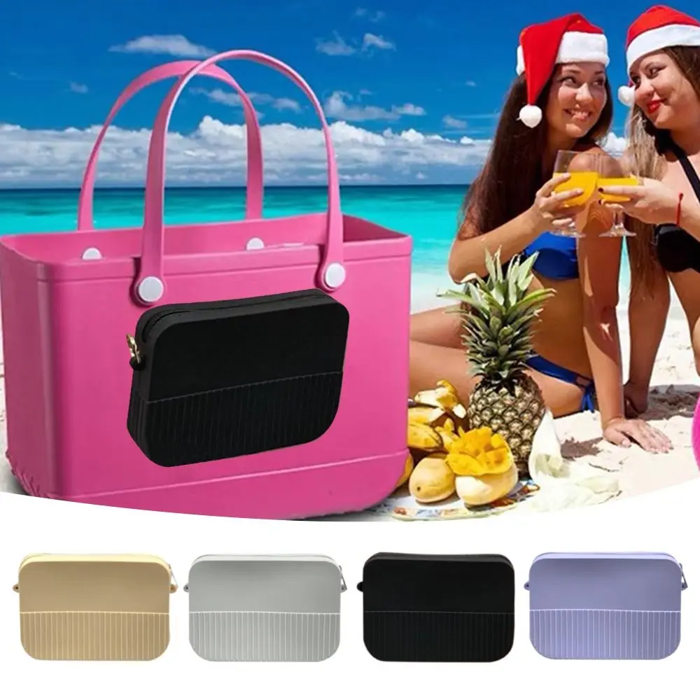 Fashion Silicone Storage Pouch Large-Capacity Waterproof Phone Holder Reusable Beach Bag Connector for Bogg Bag
Fashion Silicone Storage Pouch Large-Capacity Waterproof Phone Holder Reusable Beach Bag Connector for Bogg Bag