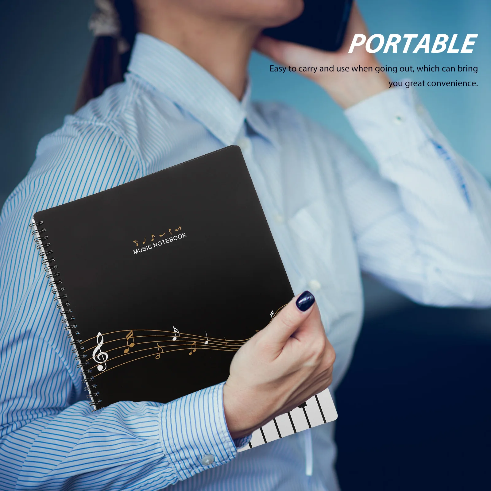 A4 Music Binder 30 Pages 60 Sides Transparent Sheet Folder for Piano Scores Documents File Paper Storage Organizer Black Student
A4 Music Binder 30 Pages 60 Sides Transparent Sheet Folder for Piano Scores Documents File Paper Storage Organizer Black Student
