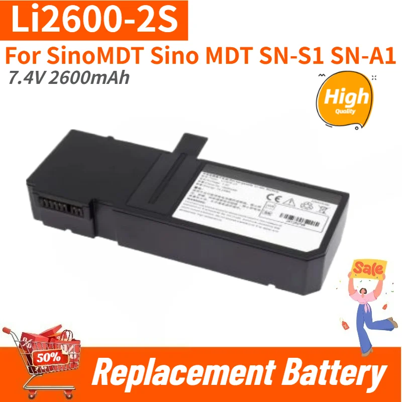 High Quality Li2600-2S 7.4V 2600mAh Medical Battery for SinoMDT Sino MDT SN-S1 SN-A1 Brand New Replacement Battery
High Quality Li2600-2S 7.4V 2600mAh Medical Battery for SinoMDT Sino MDT SN-S1 SN-A1 Brand New Replacement Battery