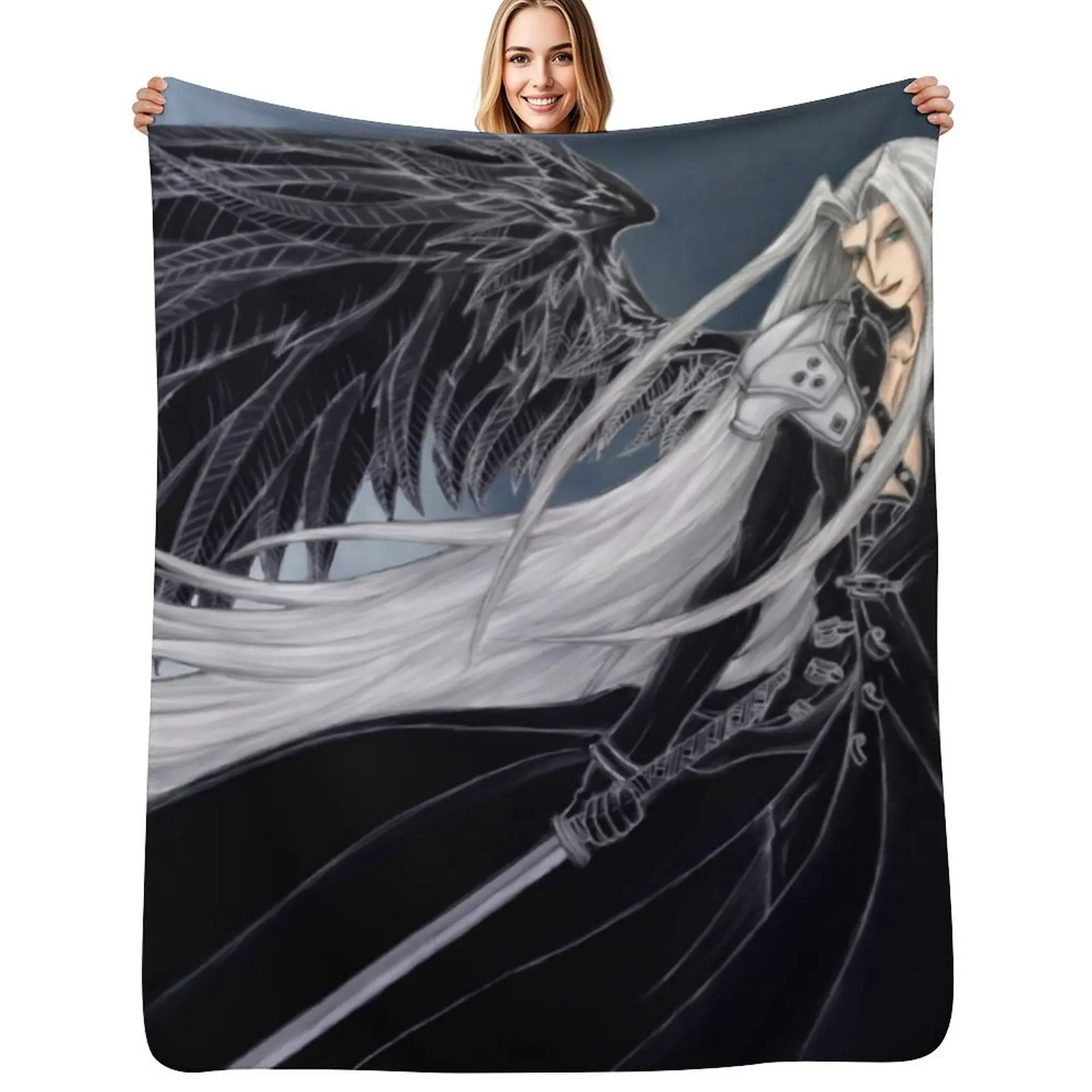Sephiroth - The One Winged Angel Throw Blanket Soft Home Decor Blanket for Couch Bedroom
Sephiroth - The One Winged Angel Throw Blanket Soft Home Decor Blanket for Couch Bedroom
