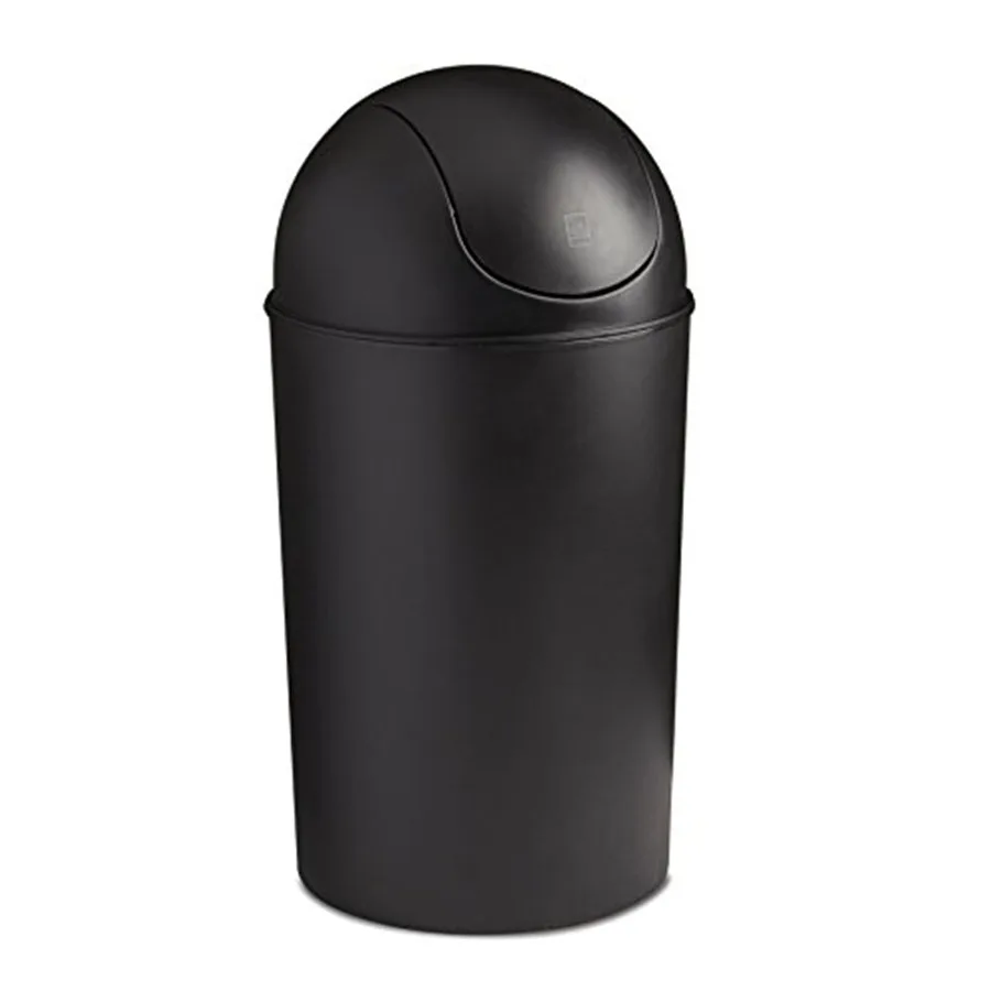 10 gal Grand Plastic Swing Top Kitchen Trash Can for Home Office Use, Black with Odor-Resistant Lid and Smooth Silent Close Mec
10 gal Grand Plastic Swing Top Kitchen Trash Can for Home Office Use, Black with Odor-Resistant Lid and Smooth Silent Close Mec
