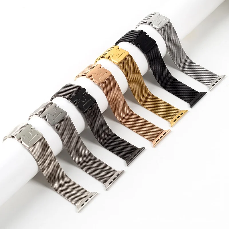 Milanese Loop Watch Band for Apple Watch Ultra 2 Band S10 46mm 42mm 45mm 40mm 41mm 44mm Metal Strap for iWatch Series 9 8 7 6 SE
Milanese Loop Watch Band for Apple Watch Ultra 2 Band S10 46mm 42mm 45mm 40mm 41mm 44mm Metal Strap for iWatch Series 9 8 7 6 SE