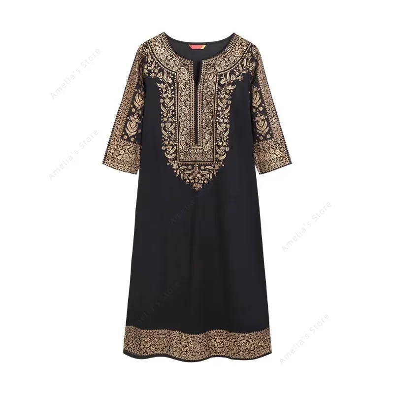 Spring Summer Ethnic Indian Tops Women's Midi-Length Pure Cotton Foil Printed Lightweight Tunic India Dress
Spring Summer Ethnic Indian Tops Women's Midi-Length Pure Cotton Foil Printed Lightweight Tunic India Dress