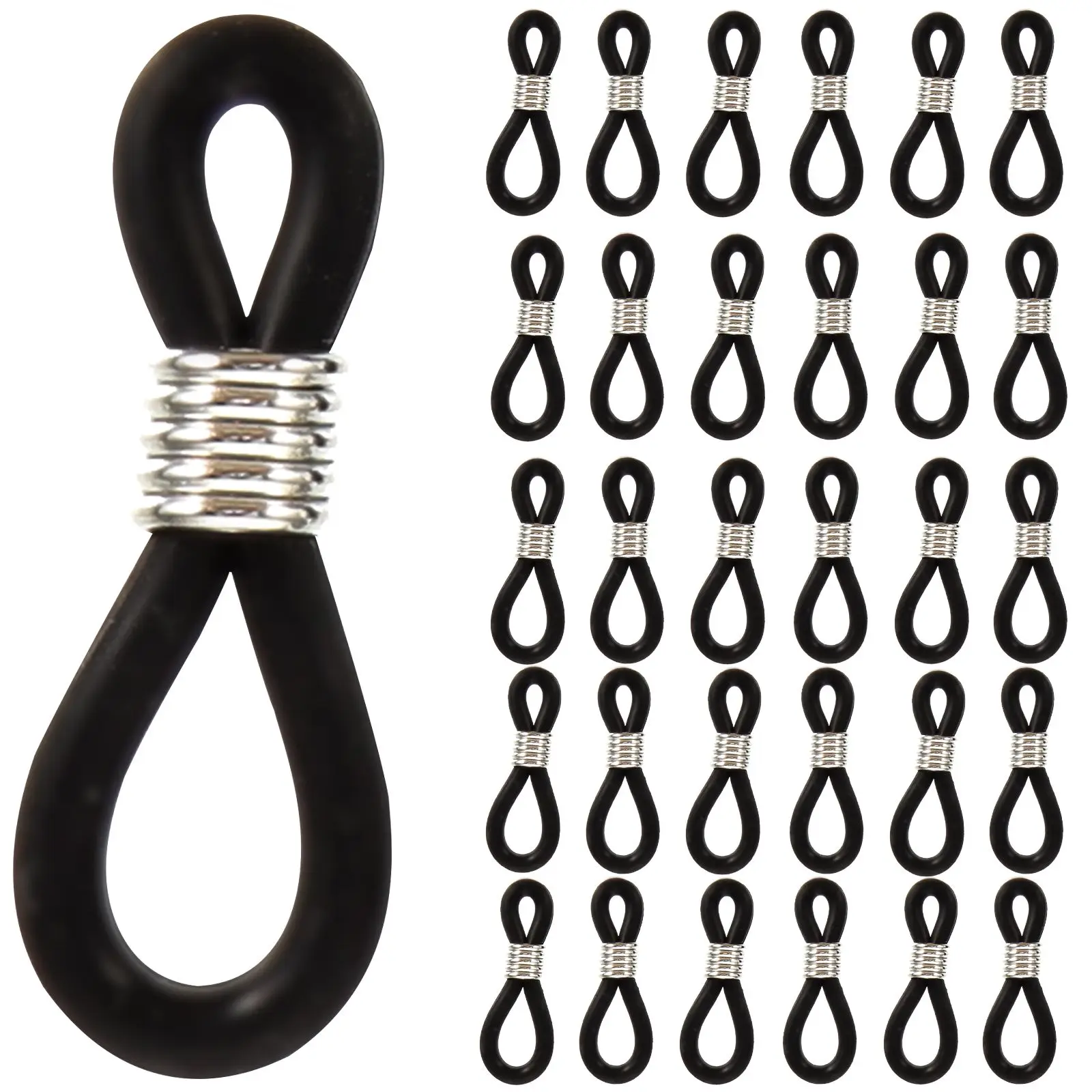 100 Pcs Eyeglass Chain Accessories Ends Holder Chains Clip Stainless Steel Glasses Anti Slip Connector Parts
100 Pcs Eyeglass Chain Accessories Ends Holder Chains Clip Stainless Steel Glasses Anti Slip Connector Parts