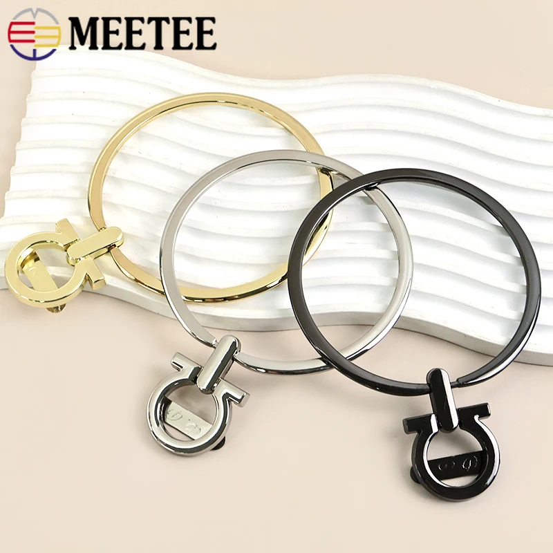 2Pcs Meetee 88mm Metal Bag Handle O Ring Replacement Purse Frame Handbag Bracket Handles Handmade Parts DIY Hardware Accessories
2Pcs Meetee 88mm Metal Bag Handle O Ring Replacement Purse Frame Handbag Bracket Handles Handmade Parts DIY Hardware Accessories