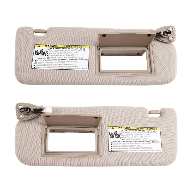 Beige Sun Visor Car Parts 852013K010QD 852023K000QD For HYUNDAI SONATA 2006-2008 LH/RH 1 Set
Beige Sun Visor Car Parts 852013K010QD 852023K000QD For HYUNDAI SONATA 2006-2008 LH/RH 1 Set