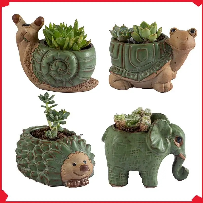 B17B Small Succulent Pot With Drainage, Animal Pot, Indoor Plant, For Home Decoration
B17B Small Succulent Pot With Drainage, Animal Pot, Indoor Plant, For Home Decoration