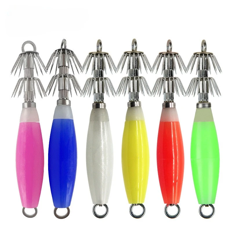 In Stock Ultra Bright Strong Sharp High Quality Luminous Glow Bionic Squid Jig Hook Octopus Cuttlefish Saltwater Tackle
In Stock Ultra Bright Strong Sharp High Quality Luminous Glow Bionic Squid Jig Hook Octopus Cuttlefish Saltwater Tackle